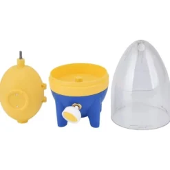 Ägguleblandare Manuell lätt bärbar handdragrep Golden Egg Maker Easy Egg Scrambler Shaker för matlagning