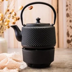 Gjutjärnstekanna med värmare 0,8L KINGHOFF KH-1847