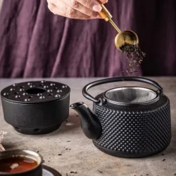 Gjutjärnstekanna med värmare 0,8L KINGHOFF KH-1847