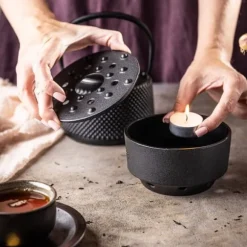 Gjutjärnstekanna med värmare 0,8L KINGHOFF KH-1847