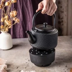 Gjutjärnstekanna med värmare 0,8L KINGHOFF KH-1847