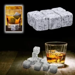 GL06362-100 % naturliga whiskystenar. Christmas Bar tillbehör. Whisky kylare. bröllopspresent