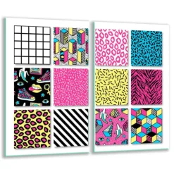 GLAS SKÄRBRÄDA 2x 30x52 MOSAIK