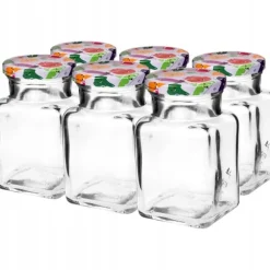 Glasburk med lock TO fi53 150ml - 6 st