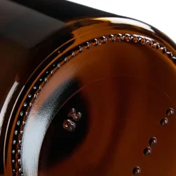 Glasburkar för grädde, 9x7 cm, Brun, Svart