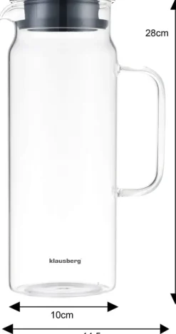 Glaskanna 1,5L KLAUSBERG KB-7687