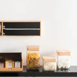 GLASKRUKT 1,7L fyrkantig MED FURULOCK