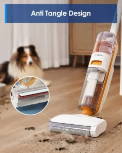 Golvstädare, 200W effekt, 24V spänning, 0,6-1L dammförvaring, 3-4 driftslägen, Våt- och torrstädning