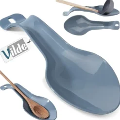 Grå slev- och skedställ