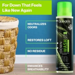 GRANGERS DOWN WASH KIT 300 ML, duntvätt med bollar, tvättbollar dun