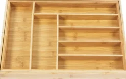 GreenBlue utdragbar bestickhållare i bambu, 325-500x430x45mm, GB379