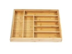 GreenBlue utdragbar bestickhållare i bambu, 325-500x430x45mm, GB379