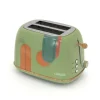 Grill Toast - CAPRIZZE - Kaito - Extra Stor Dubbel Springa - 6 Grillnivåer - Matt Grön