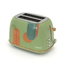 Grill Toast - CAPRIZZE - Kaito - Extra Stor Dubbel Springa - 6 Grillnivåer - Matt Grön
