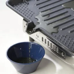 Grillgaller för en gasolcampingspis med gjutjärnsbrännarfunktion