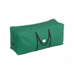 Grön förvaringspåse för julgran, 120 x 38 x 50 cm (L x B x H) - Handtagsbredd: 3,5 cm - För granar upp till 210 cm