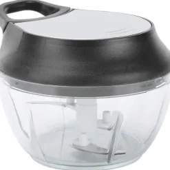 Grönsakshackare med Snöre - Dicer med Dragfunktion 500 ml Svart