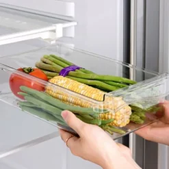 Grönsakslåda för kylskåpet med fäste 30x20x9,5cm
