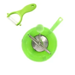 Grönsaksskalare och -strimlare Fackelmann Vert Keramik Rostfritt stål Plast 20 x 40 x 30 cm 2 Delar