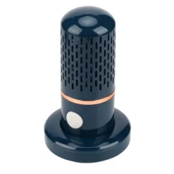 Grönsakstvättmaskin Multifunktion Trådlös USB Laddning Auto Kapsel Fruktrenare för kök Blå