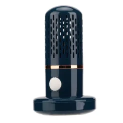 Grönsakstvättmaskin Multifunktion Trådlös USB Laddning Auto Kapsel Fruktrenare för kök Blå