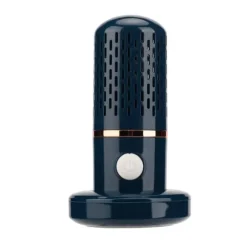 Grönsakstvättmaskin Multifunktion Trådlös USB Laddning Auto Kapsel Fruktrenare för kök Blå