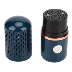 Grönsakstvättmaskin Multifunktion Trådlös USB Laddning Auto Kapsel Fruktrenare för kök Blå