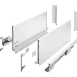 GTV Axis Pro Utdragbara Lådor - Full Utdragning, Dämpning, 40 kg, 450 mm