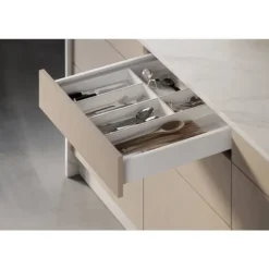 GTV Axis Pro Utdragbara Lådor - Full Utdragning, Dämpning, 40 kg, 450 mm