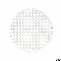 Halkfri matta Kinvara Transparent Plast 29 x 0,1 x 29 cm Diskho (12 antal)