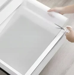 Halkfri skyddsmatta för skåplådor, matt, stor, 300x50cm