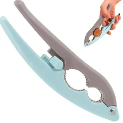 Halkfritt handtag Valnötsknäckare Kök Nötknäppare Sheller Clip Verktygsklämma för razilnötter Hasselnötter Mandlar