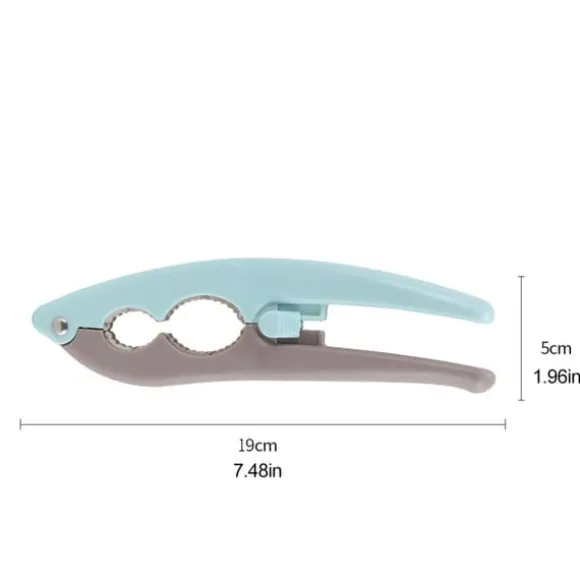 Halkfritt handtag Valnötsknäckare Kök Nötknäppare Sheller Clip Verktygsklämma för razilnötter Hasselnötter Mandlar