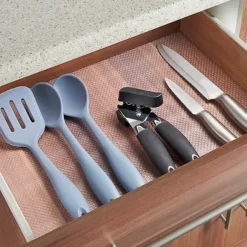 Halkskyddsmatta för skåpslådor 50x150 vit