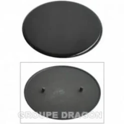 Halvsnabb brännartopp för köksplatta - WHIRLPOOL - AKM202 - Svart - Originaldel från tillverkaren