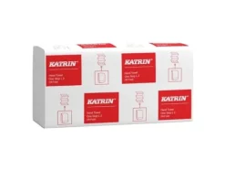 Handduksark, Katrin, 2-lagers, W-fold, 34x20,6cm, 8,5 cm, vit