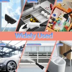 Handhållen Ångtvätt 2500W – 6 Ångnivåer, 3.0 BAR Tryck, 1100ml Vattentank för Djuprengöring i Hemmet