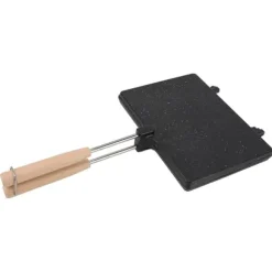 Handsmörgåsmaskin Multifunktionell dubbelsidig förhindra Stick Hand brödrost Smörgåsmaskin för hemfrukost