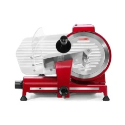 HENDI Elektrisk skivemaskin, multifunktionell, blad Ø 250mm, 220-240V, 320W, röd, aluminium, rostfritt stål