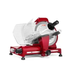 HENDI Elektrisk skivemaskin, multifunktionell, blad Ø 250mm, 220-240V, 320W, röd, aluminium, rostfritt stål