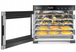 Hendi Profi Line Mattork 6 Hyllor 650W – Digital Panel, Tyst Fläkt