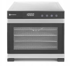 Hendi Profi Line Mattork 6 Hyllor 650W – Digital Panel, Tyst Fläkt