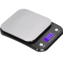 Hög noggrann digital våg Bärbar elektronisk köksvåg Matmätningsverktyg (5 kg/0,1 g)
