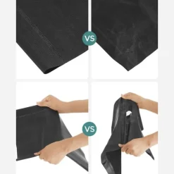 Högt skoställ med 10 hyllor - Svart