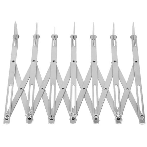 7-hjuls pizzaskärare i rostfritt stål - perfekt för deg, bakverk, brödskärning