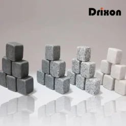 HK24026-Drixon — 100 % naturliga whiskystenkuber. is. kylare. perfekt som bröllopspresent. julbar