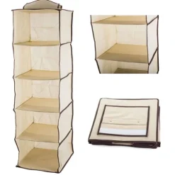 Hängande Förvaring - 5-Hyllplan - Förvaring för kläder & skor