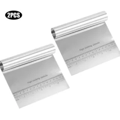 Hushålls Rostfritt Stål Kakdegskrapa med Vågar Kök DIY Bakverktyg