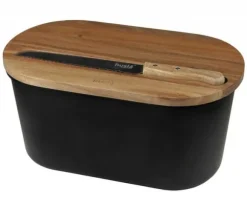 HUSLA BRÖDBAGARE MED SKÄRBRÄTA OCH KNIV 73935