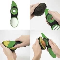 3-i-1 Avocado Slicer Köksredskap Frukt Grön Kök Slicer Slicer Avocado Peeler Skinner Multi Tool